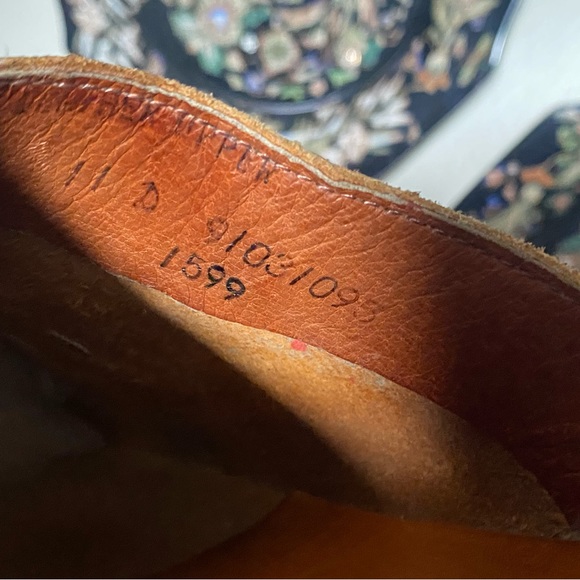 Hand Painted Vintage Leather Clogs - Unisex - Picture 16 of 16